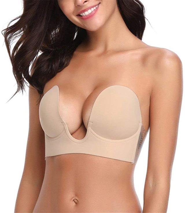 Altheanray Sticky Bra Adhesive Silicone Push Up Bra Invisible