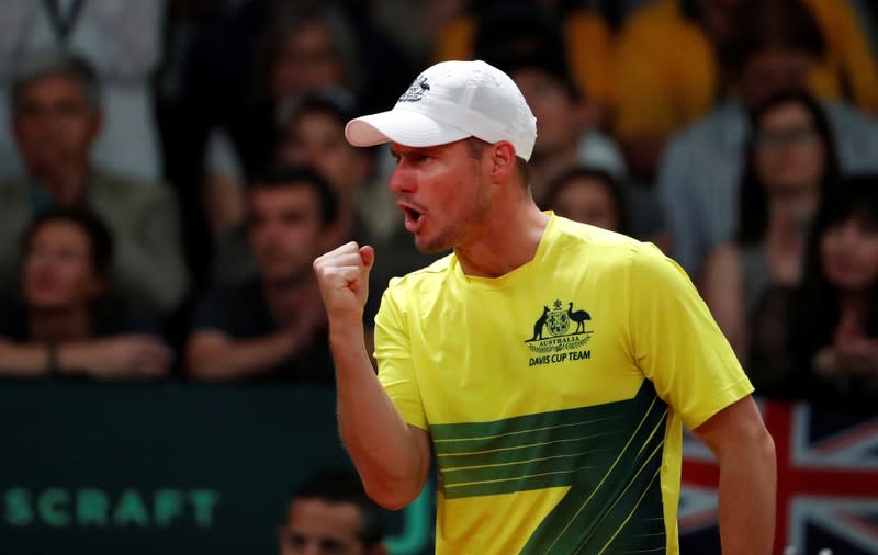 Davis Cup - Semi-Finals - Belgium vs Australia