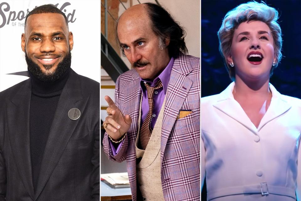 LeBron James in Space Jam 2, Jared Leto in House of Gucci, and Diana in Diana: The Musical