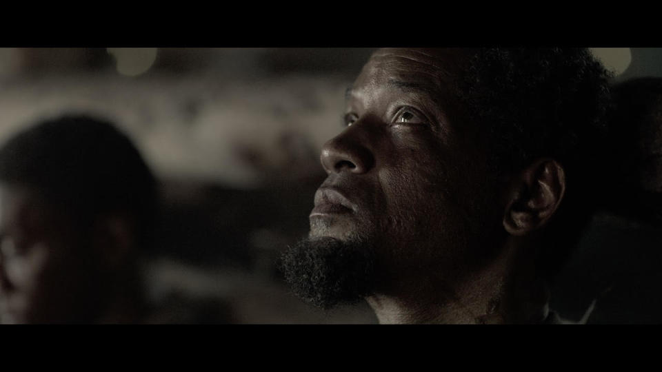 威爾史密斯飾演黑人奴隸彼得。（圖／Apple TV+）