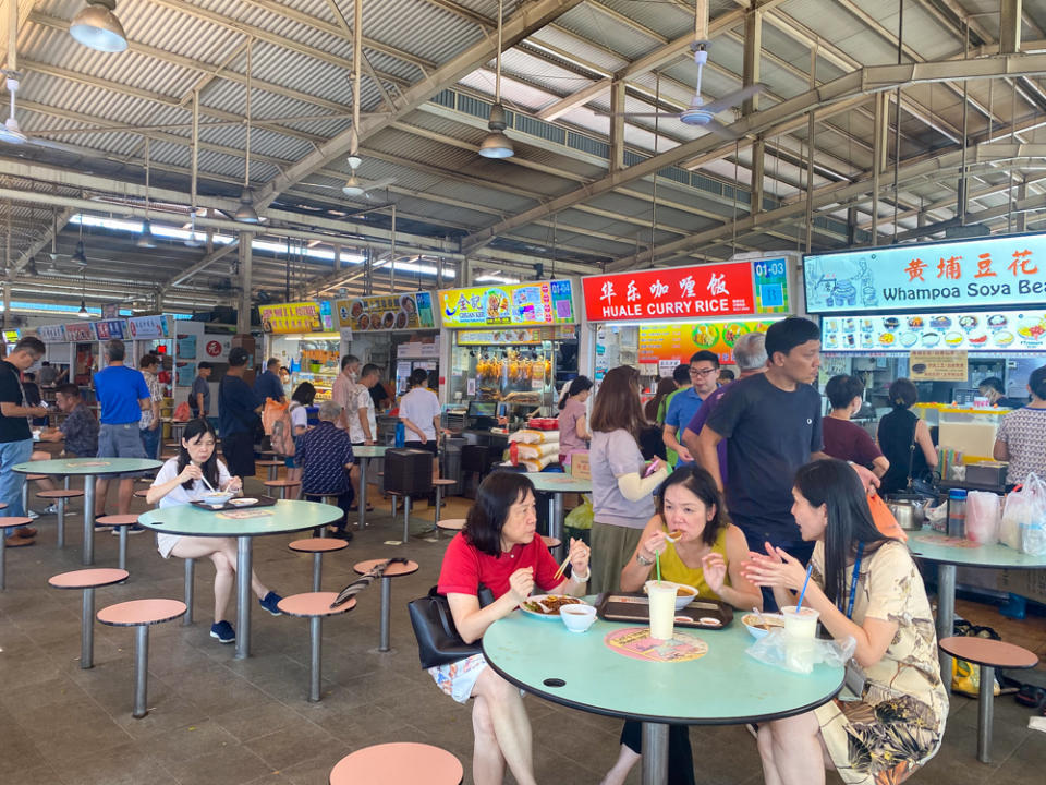 Hin Fried Hor Fun — Interior of Ghim Moh Market