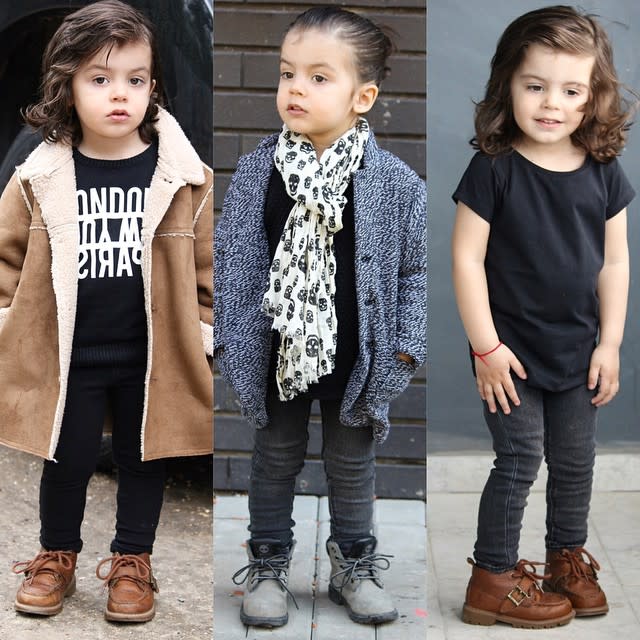 EVRYBODY STOP EVERYTHING. Twenty one-year-old One Direction star Harry Styles has an adorable two-year-old doppleganger named Michael Rangamiz and you can officially cancel all your plans for the day. Sorry if you were busy, but he's just too adorable! His mom manages his Instagram account and posts a ton of Styles-inspired styles. <strong>Photos: Stars Share Pics Of Their Cute Kids! </strong> There are just so many photos. Trying to pick a favorite is impossible. <strong>Watch: Harry Styles Turns 21: Relive His Cutest 6 Moments of the Past Year! </strong> Michael is almost three years old, half-Iranian, half-Russian, and all-Harry Styles. ♫ Long hair, slicked back, white T-shiiirt! ♫ <strong>Watch: Harry Styles Feels "Lucky" That Taylor Swift Wrote Song About Him </strong> Amassing over 60,000 followers, Michael has become somewhat of a star himself. He also moonlights as the late, great, King of Pop. And loves Beyonce just like we do! <strong>Watch: Taylor Swift Poses Between Calvin Harris...and One Direction! (But Where Was Harry Styles?) </strong> ♫ We never go OUT OF STYLE! ♫ What a cute little dude! Since Michael is redefining what it means to be a "celebrity kid," watch the video below for 8 celeb kids embarrassed by their famous parents!