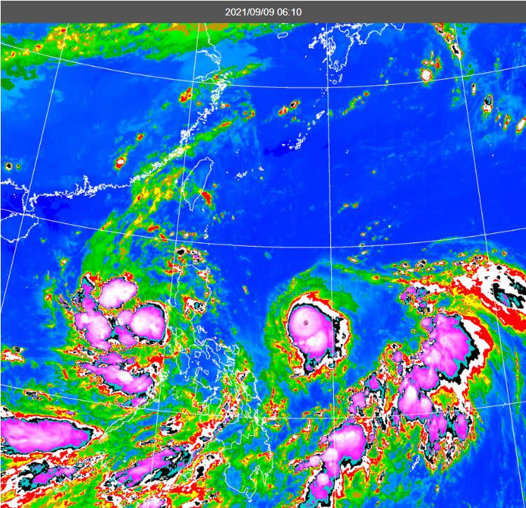 吳德榮表示，璨樹為少見的極快速增強颱風，也是今年至目前為止威脅台灣的最強颱風。（圖／中央氣象局）