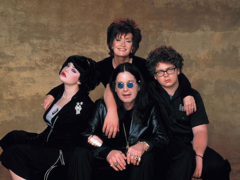 The Osbournes in a promo shot for their MTV series in 2002 (Mtv/Kobal/Shutterstock)