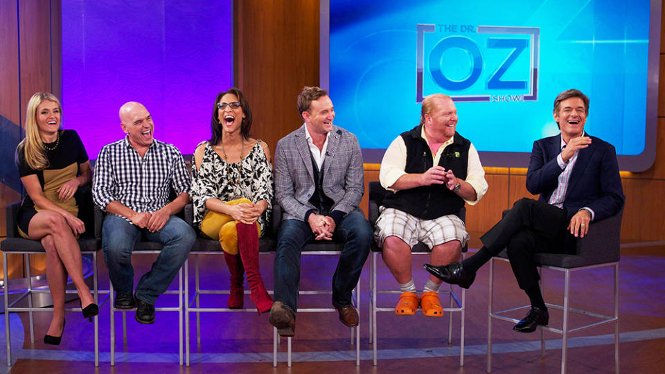 The hosts of “The Chew” visit “The Dr. Oz Show” in 2012. - Credit: Sony Pictures Television / Courtesy: Everett Collection