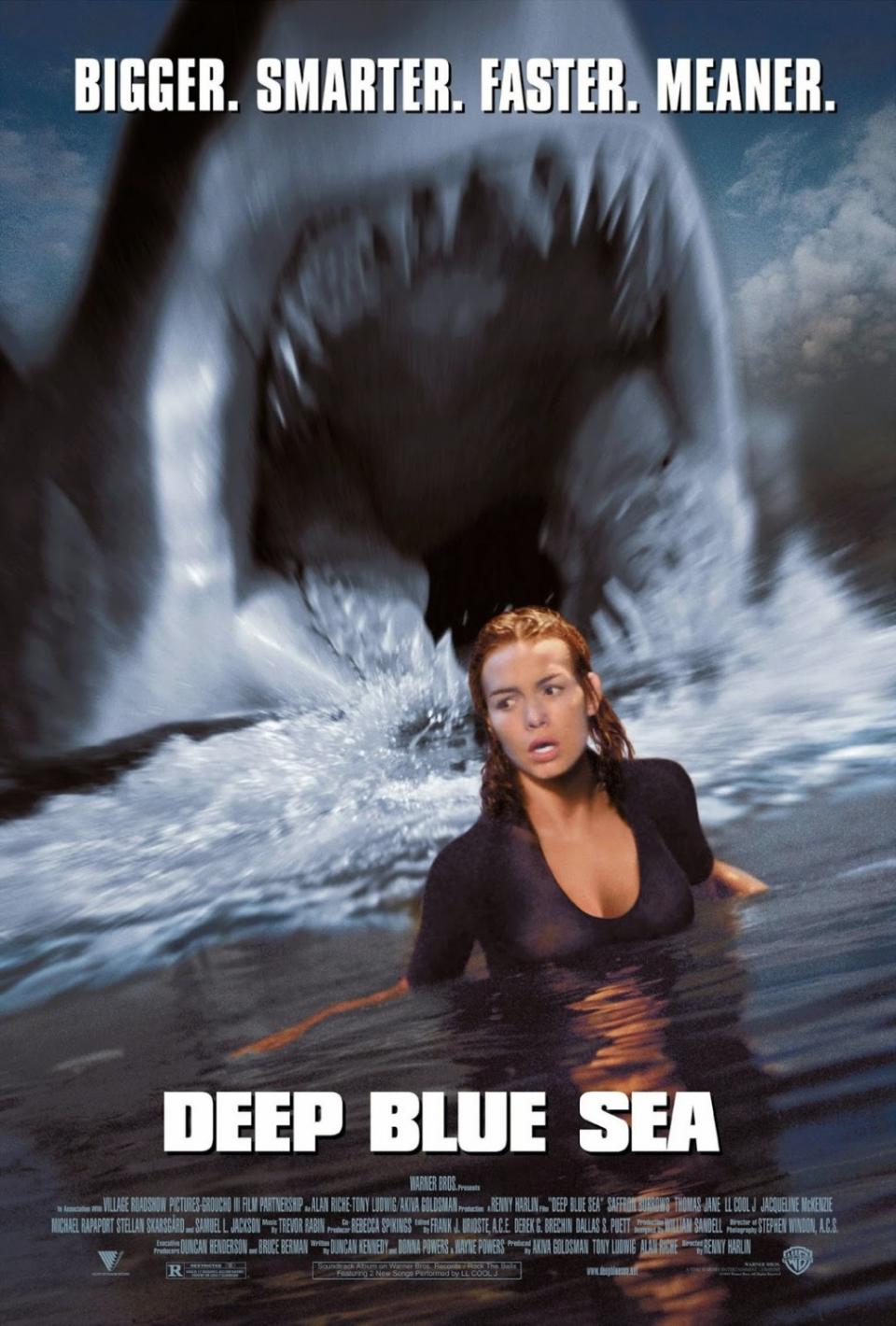 The poster for Deep Blue Sea. (WB)