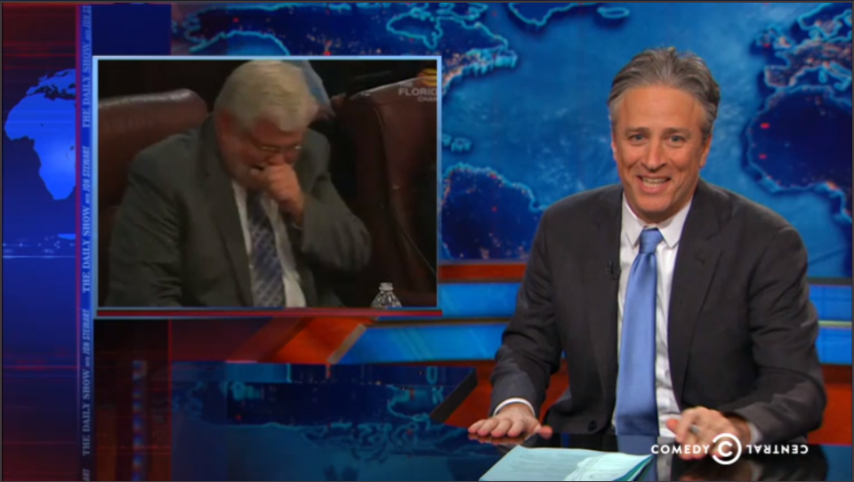 Jon Stewart climate change denial