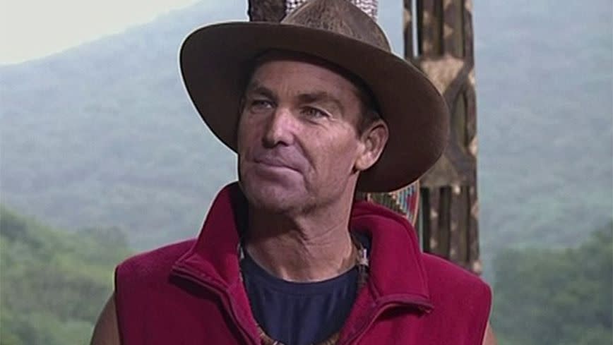 Shane Warne leaves the jungle. Photo: I'm A Celebrity... Get Me Out Of Here!