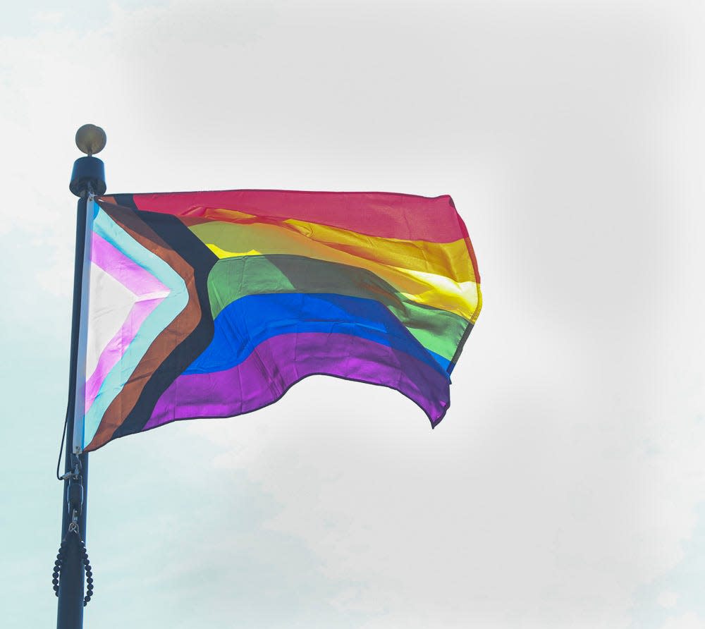 Wilmington celebrates Pride Month with flag raising at Rodney Square, Wednesday, June 15, 2022