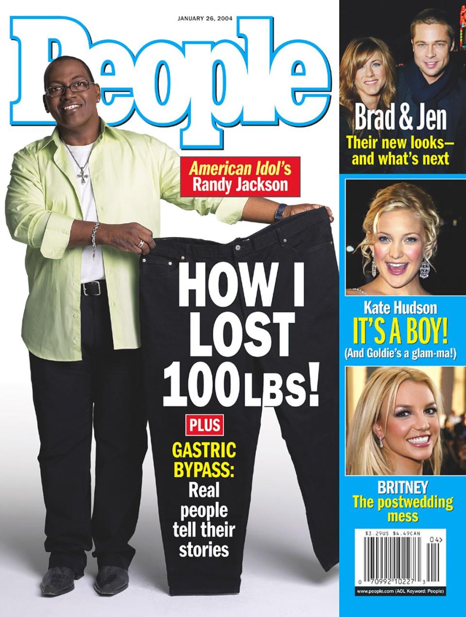 People Magazine Cover jan. 26, 2004. randy Jackson