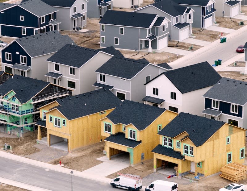 New homes in the Cold Spring Ranch community are pictured in Lehi on Thursday. | Laura Seitz, Deseret News