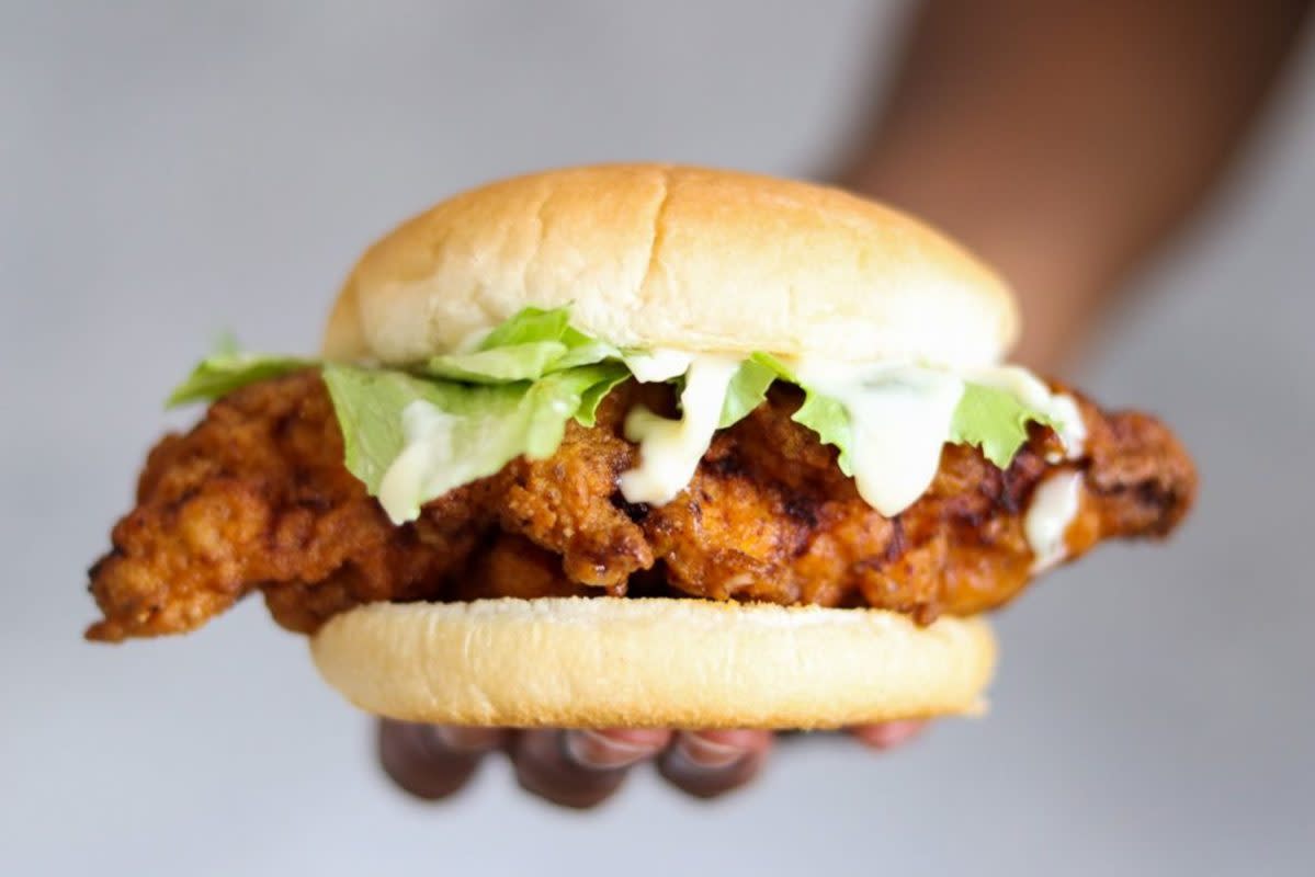 <p>My Morning Mocha</p><p>It’s crispy, easy and tastes so good. </p><p><strong>Get the recipe: </strong><a href="https://mymorningmocha.com/chicken-fillet-burger/" rel="nofollow noopener" target="_blank" data-ylk="slk:Homemade KFC Chicken Burger;elm:context_link;itc:0;sec:content-canvas" class="link rapid-noclick-resp"><strong>Homemade KFC Chicken Burger</strong></a></p>