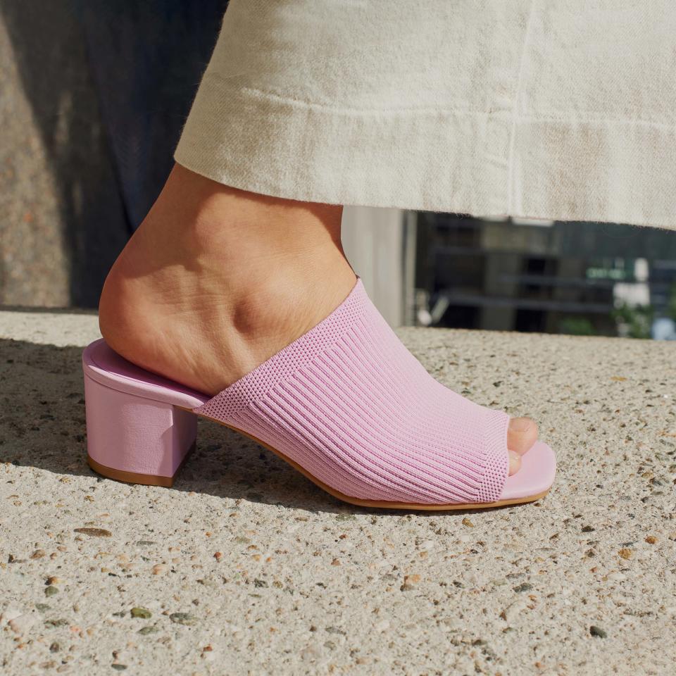 Everlane ReKnit Glove Mule in Lilac, $159