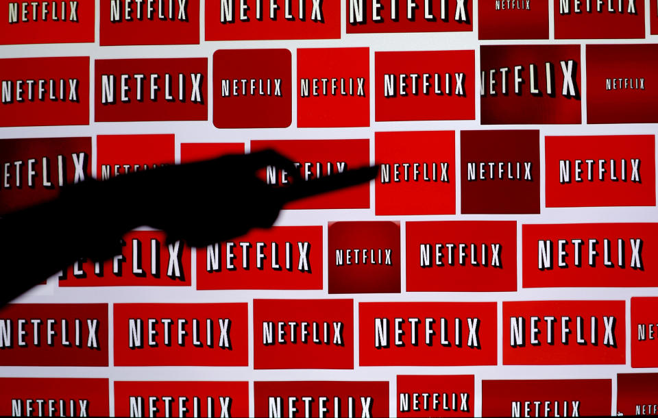 The Netflix logo is shown in this illustration photograph in Encinitas, California, U.S. REUTERS/Mike Blake