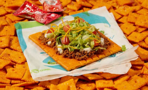 PHOTO: A new Big Cheez-It tostada at Taco Bell. (Taco Bell)