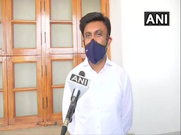 Karnataka Health and Medical Education Minister K Sudhakar. [Photo/ANI]