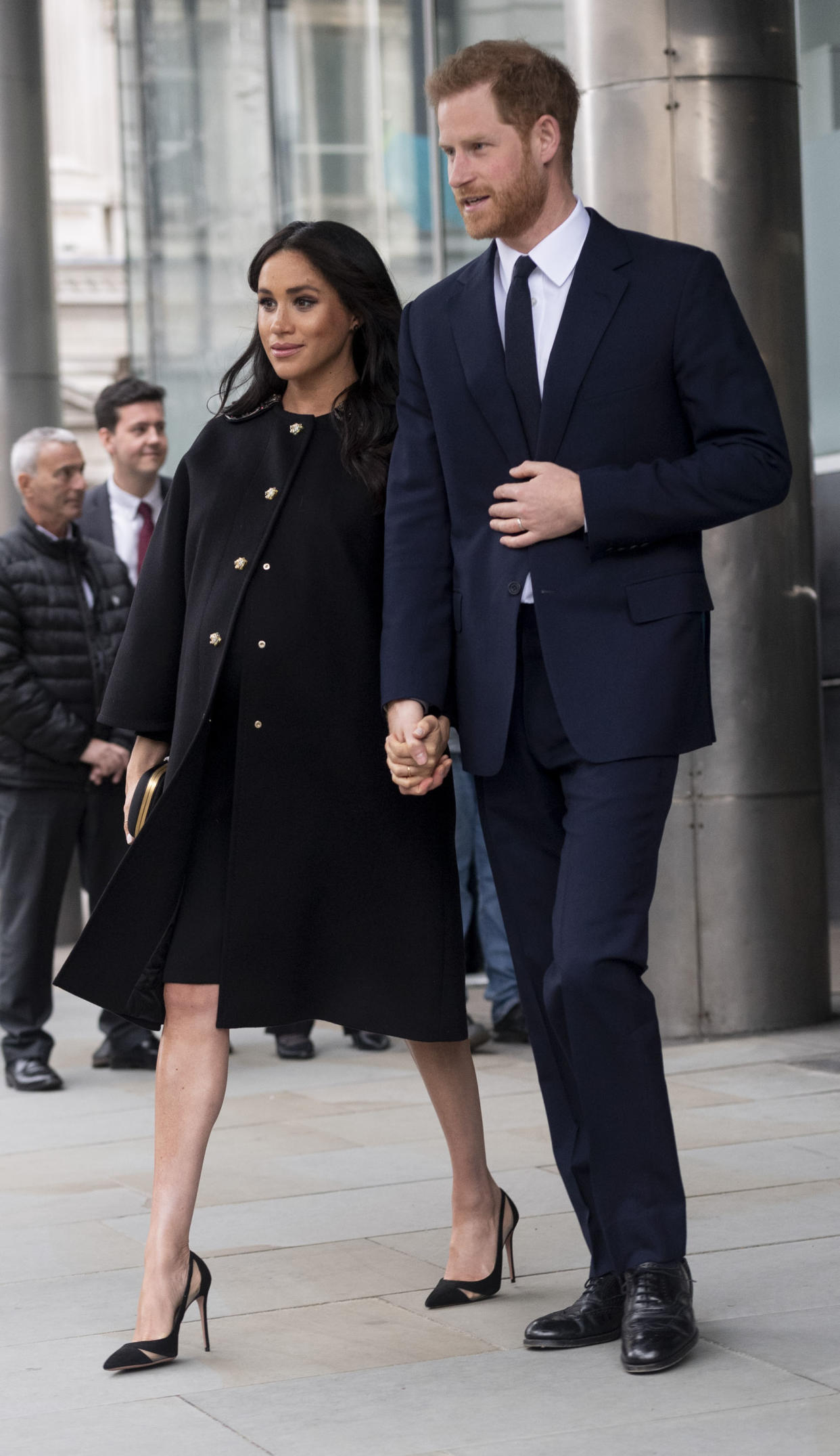 Prince Harry and Meghan Markle have had their royal birth plan slammed as ‘stage-managed’ and ‘weird’. Photo: Getty Images