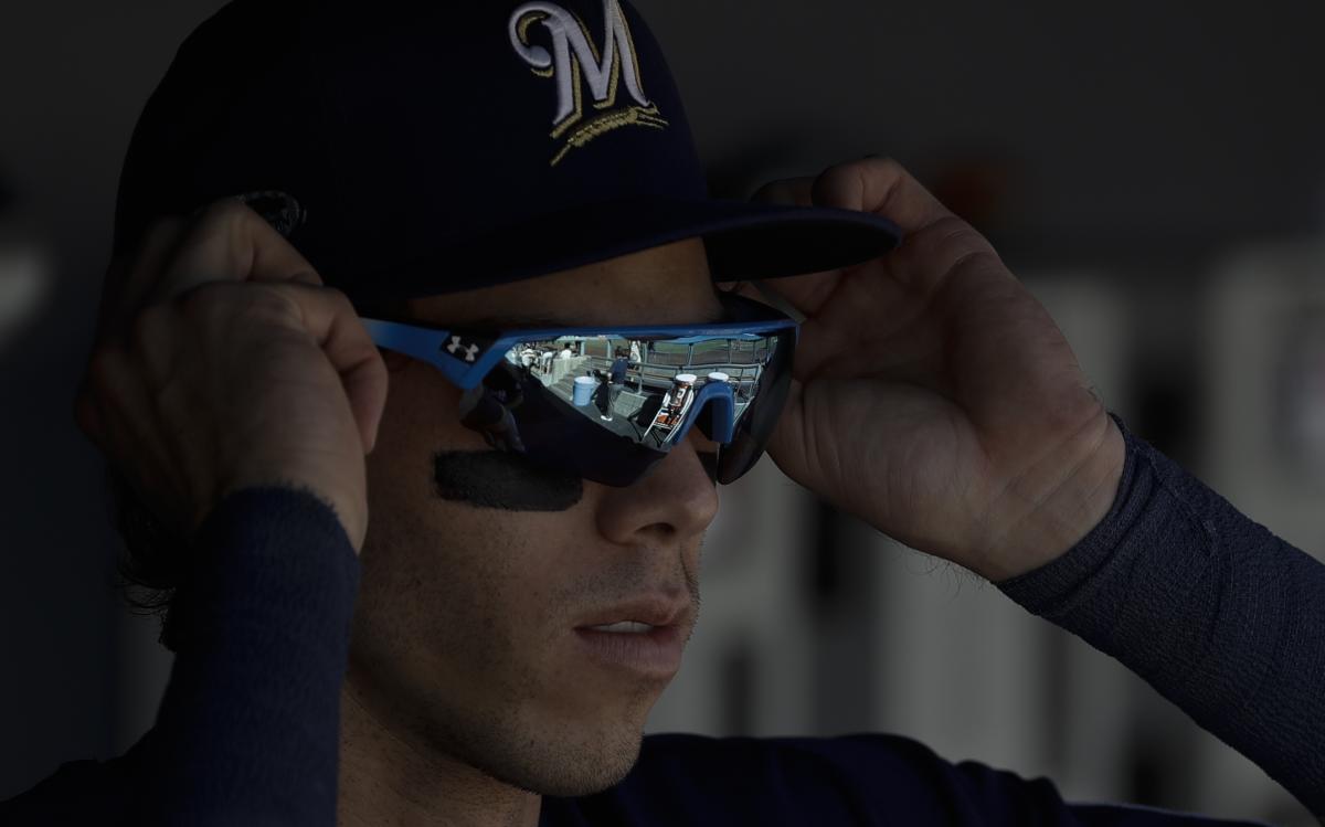 Christian Yelich's clothes are going, going, gone for ESPN