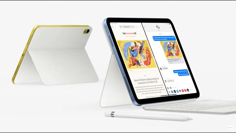 The Apple iPad 10 with Magic Keyboard Folio and Apple Pencil