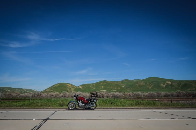 Taking a break along the 101