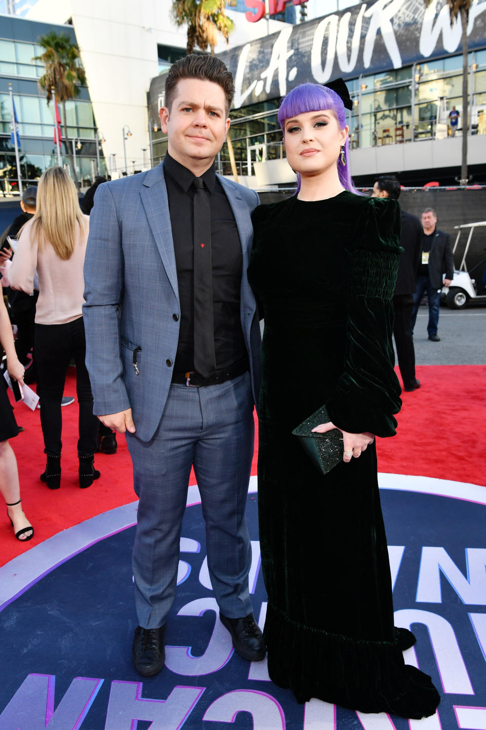 Jack Osbourne and Kelly Osbourne attend the 2019 American Music Awards at Microsoft Theater on November 24, 2019 in Los Angeles, California. (Photo by Emma McIntyre/Getty Images for dcp)