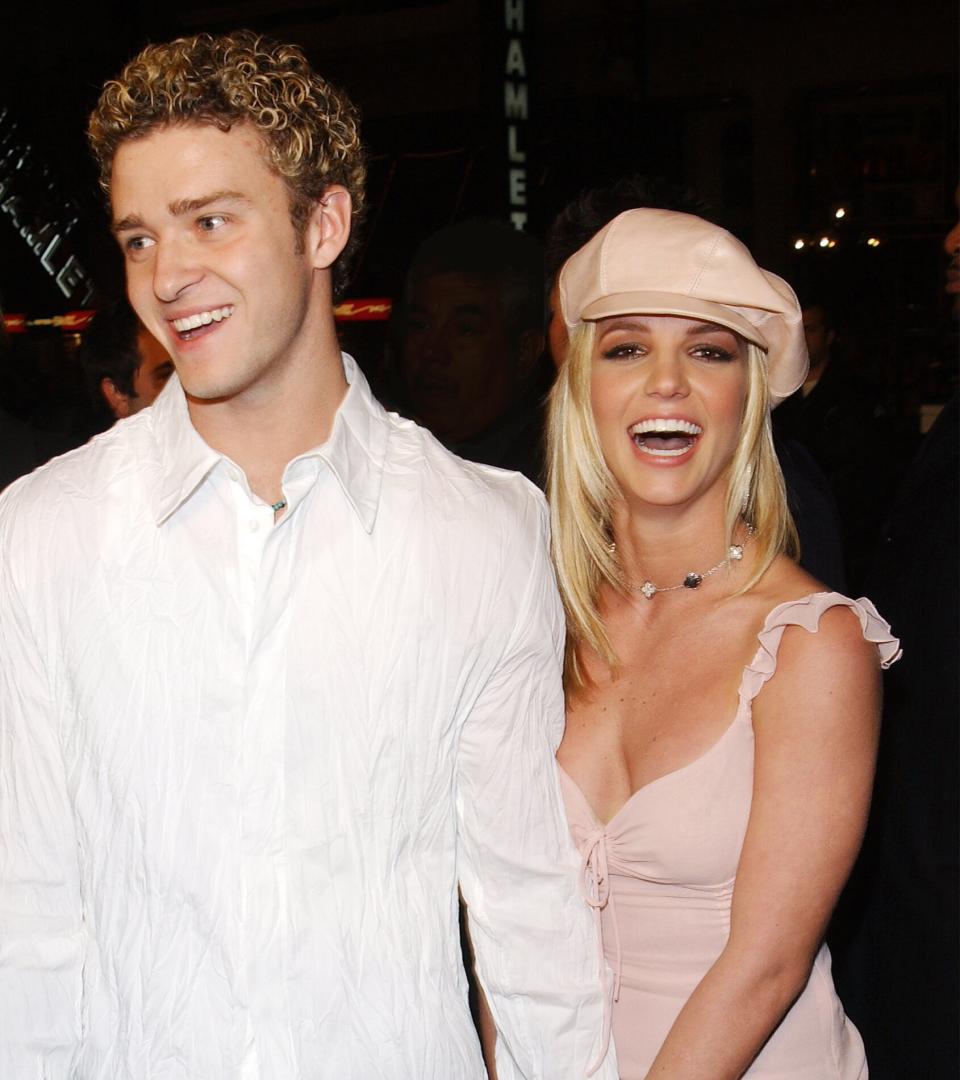 Britney Spears and Justin Timberlake 