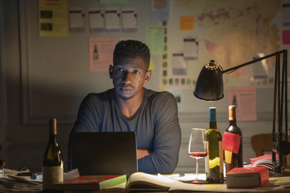 This image released by Netflix shows Mamoudou Athie in a scene from "Uncorked." (Netflix via AP)