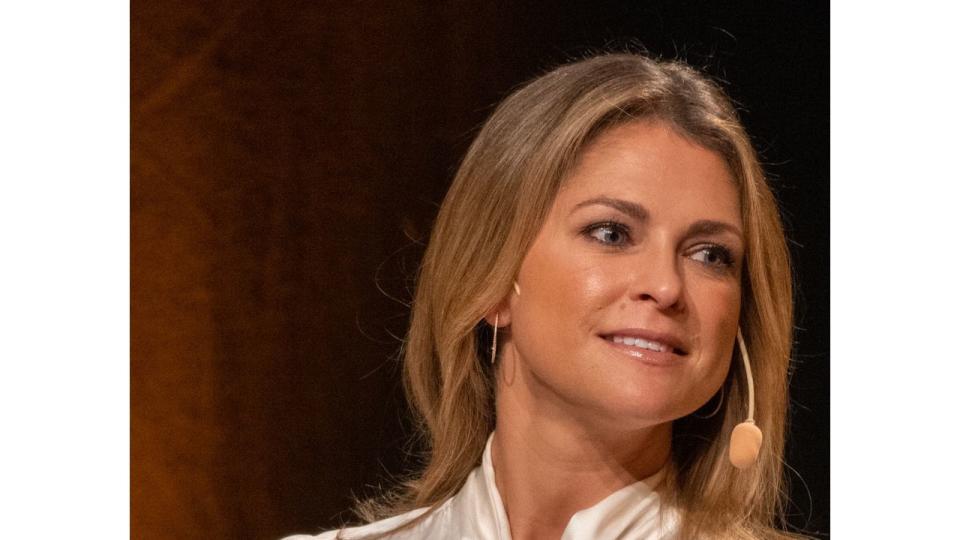 Princess Madeleine in a white outfit