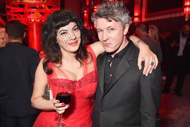 <p>Jeff Kravitz/FilmMagic</p> Aidan Gillen and Camille O'Sullivan