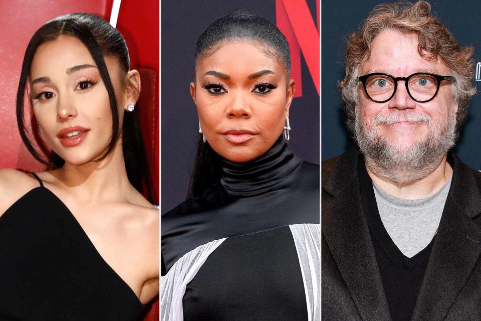 <p>Trae Patton/NBC/NBCU Photo Bank via Getty; Ivan Apfel/Getty; Matt Winkelmeyer/Getty</p> Ariana Grande, Gabrielle Union and Guillermo del Toro are among the 175 Hollywood creatives to sign a letter denouncing book bans in schools across the nation.