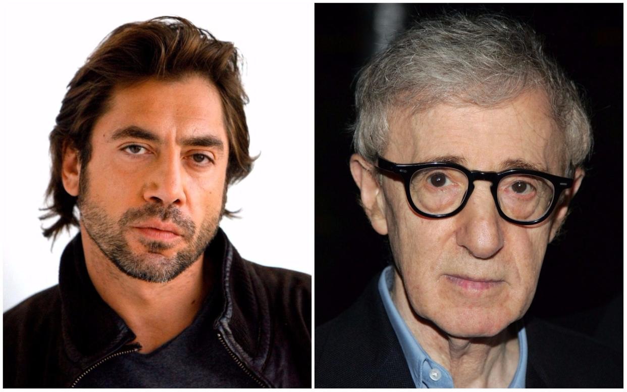 Javier Bardem (left) has defended the director - Getty/Reuters