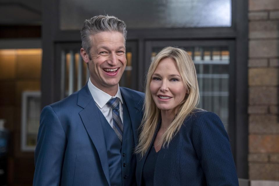 peter scanavino as assistant district attorney sonny, kelli giddish as detective amanda rollins, law and order svu