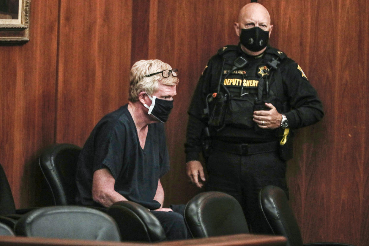 Alex Murdaugh arrives at his bond hearing in Richland County, South Carolina on Oct. 19, 2021. (Joshua Boucher/The State / Tribune News Service via Getty Images)