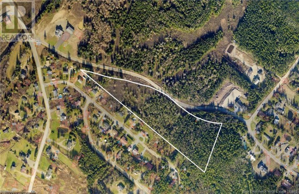 The outline of the property owned by Higher Life Church Inc. at 28 Base Rd. in Garnett Settlement, which is part of the municipality of Fundy-St. Martins. 