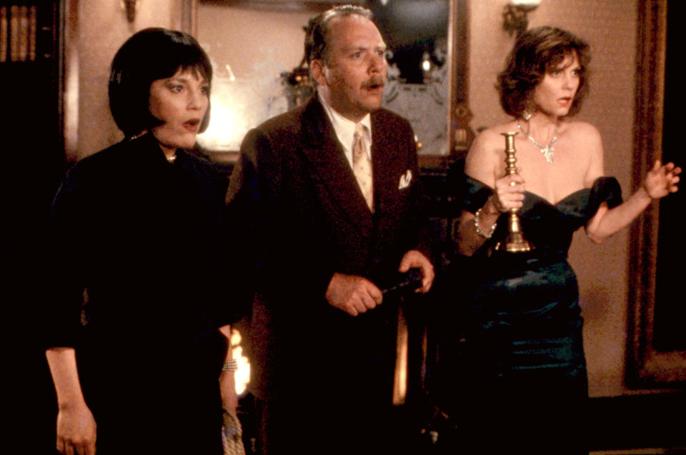 Madeline Kahn, Martin Mull, and Lesley Ann Warren look shocked