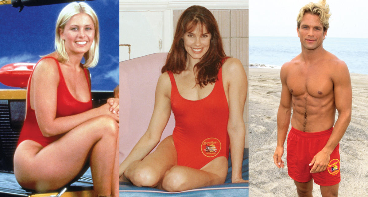 Baywatch Stars Spill On Show S Iconic Red Swimsuit