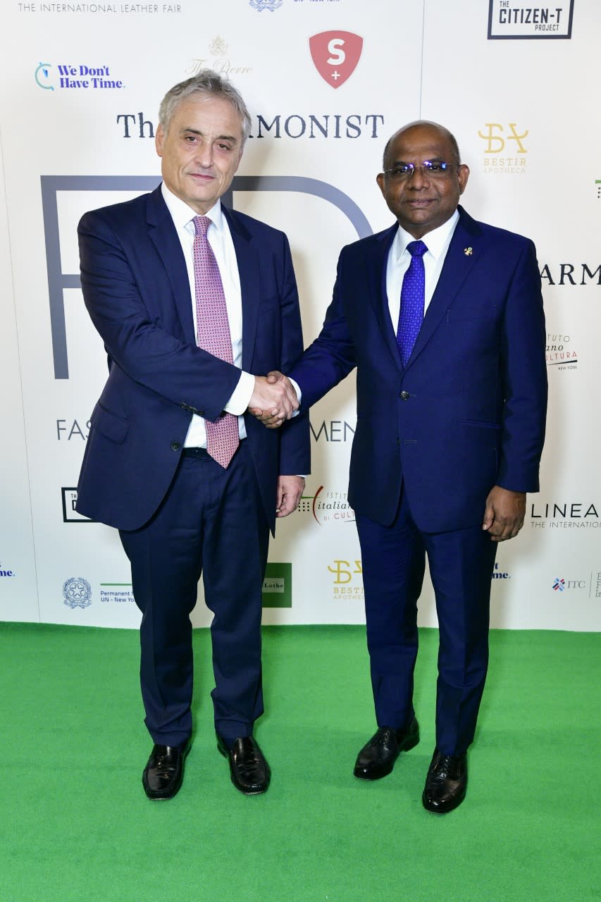 Maurizio Massari and Abdulla Shahid - Credit: Courtesy of F4D