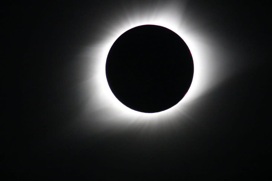 Solar eclipse in totality. Photo courtesy of NASA.