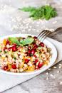 <p>The meat and dairy industry is responsible for more emissions than all the world's planes, trains, cars and boats put together. Why not try something new and have a meat-free Christmas by swapping turkey for a plant-based menu instead?</p><p>If that's not possible, you could make just small changes to your Christmas dinner menu. 'Go for a festive spread with mainly plant based ingredients and try to make sure any meat or dairy products you’re keen to have don’t come from intensive farms. When it comes to the vegetables, look out for products that have been grown nearby so you can cut down on transport emissions,' advise Friends of the Earth.</p>