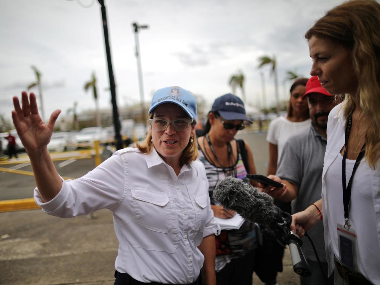 San Juan Mayor Carmen Yulin Cruz says the death toll is higher than has been reported: Carlos Barria/Reuters