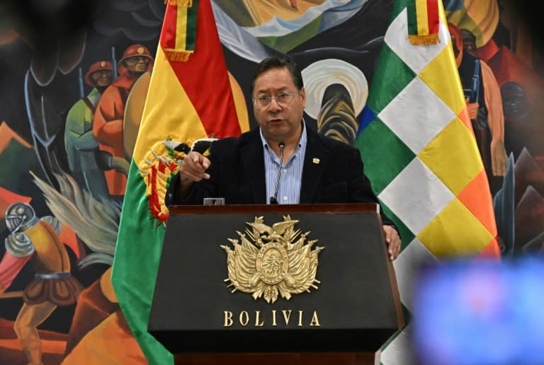 Boliviens Präsident Arce hat eine Inszenierung des vereitelten Putschversuches gegen ihn bestritten. "Wie soll man einen Putsch gegen sich selbst befehlen?", sagte er. (AIZAR RALDES)