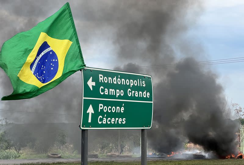 Demonstrations on the day after the Brazilian presidential election run-off