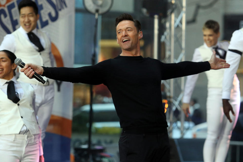 Hugh Jackman Performs on NBC’s “Today” Rockefeller Center, New York