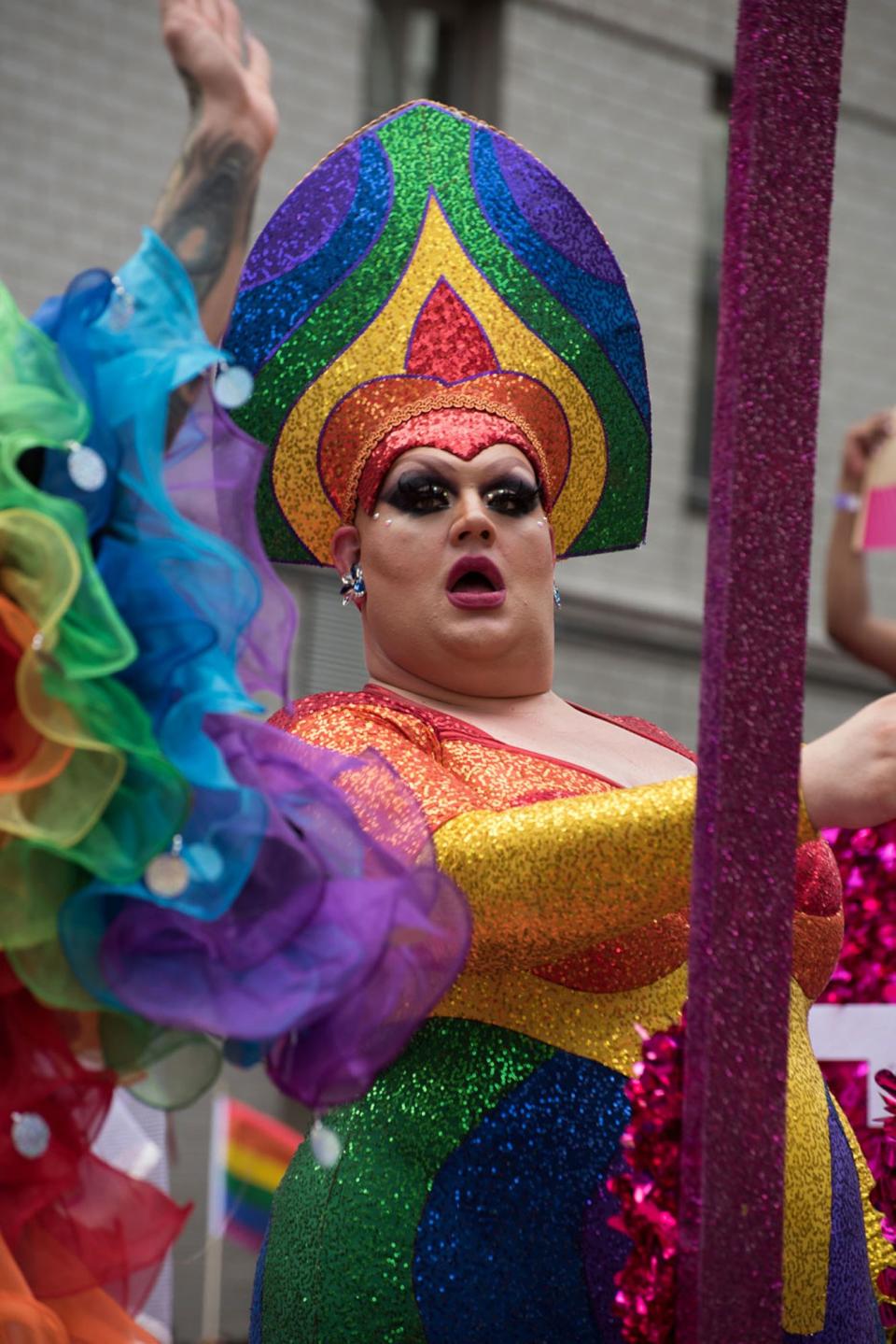 Photographer Ryan McGinley captures scenes of New York City's Pride weekend for Vogue.