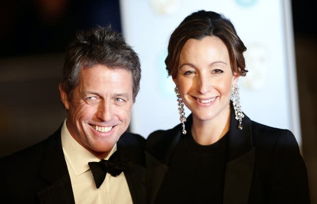 Hugh Grant and Anna Eberstein