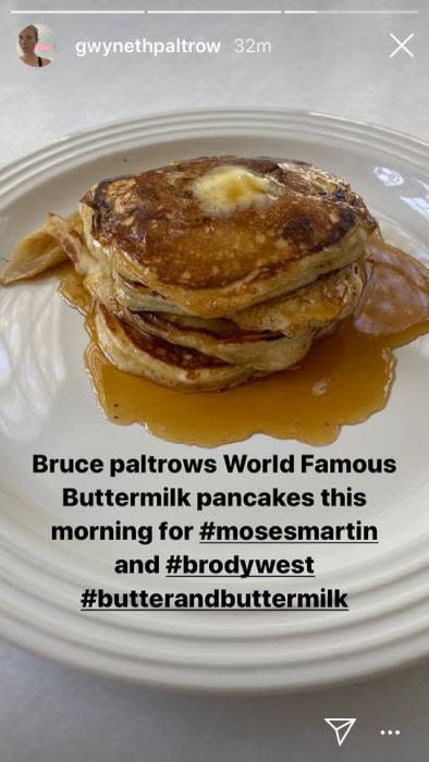 gwyneth-paltrow-son-moses-pancakes