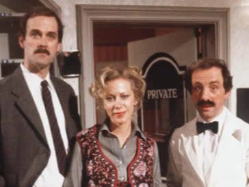 John Cleese, 36 when he first played Basil Fawlty (BBC)