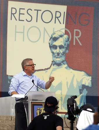 Glenn Beck at "Restoring Honor" rally