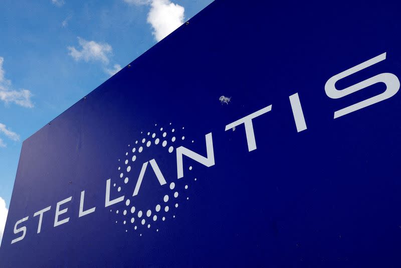 FILE PHOTO: The logo of Stellantis is seen in this image provided on Nov. 9, 2020