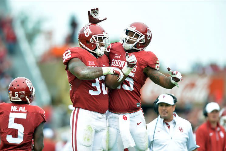 Joe Mixon and Samaje Perine could both emerge as fantasy assets as first-year pros. (Photo by Jackson Laizure/Getty Images)